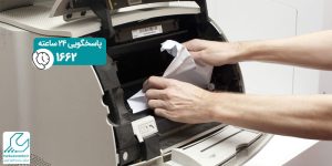 چروک شدن کاغذ در دستگاه کپی