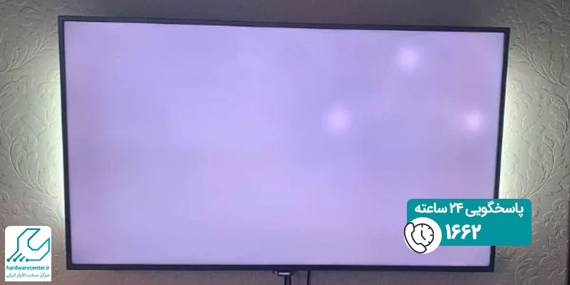 نقاط سفید روی تصویر تلویزیون شارپ